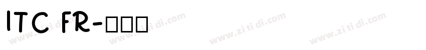 ITC FR字体转换